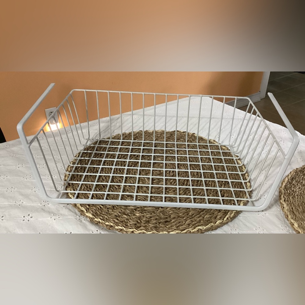 White Wire Basket